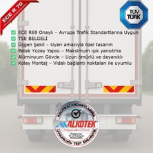Kamyon Arka Işaret Reflektörü – Alüminyum Gövde, Ece R70 Onaylı