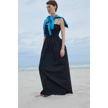 Siyah Alira Maxi Elbise