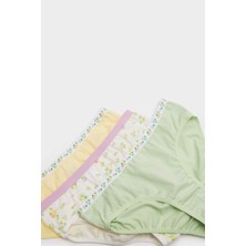 DeFacto Kız Çocuk Desenli 3'lü Slip Külot E7074A825SP