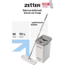 Tablet Mop Temizlik Seti Yeni Nesil Paspas M Boy - Beyaz