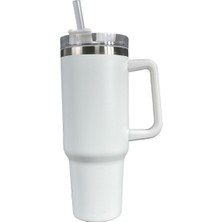 "1 Adet Bingba Kupası Araba Büyük Kapasiteli Taşınabilir Saplı Kupa Paslanmaz Çelik Yalıtım Kupası Kahve Yalıtım Kupası 40OZ " (Yurt Dışından)