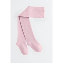 Kız Bebek Simli Külotlu Çorap Pembe