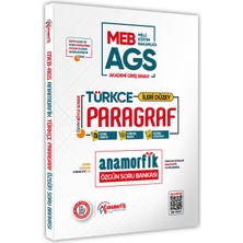 Meb-Ags Güncel Türkçe Anamorfik Paragraf Soru Bankası Yeni Müfredat Konu Özetli Çözümlü