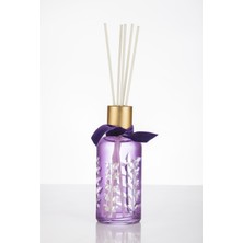 Missi 190 ml Mor Kesme Cam Şişe Lavanta Oda Kokusu