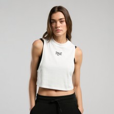 Everlast Kadın Atlet Beyaz Renk Nefes Alabilir Kumaş ile Spor ve Günlük Kombin İçin Uygun