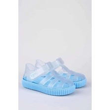 Unisex Çocuk Mavi Sandalet Nıco Crıstal