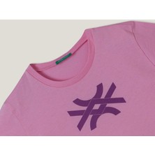 United Colors Of Benetton Kız Çocuk Pembe T-Shirt