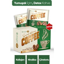 Collagen Life Hindiba, Kollajen, Garsinya ve Çörek Otu Içeren Detox Kahve 20 Saşe