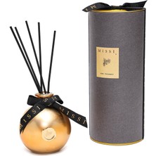 Missi Özel Kutulu 230 ml Gold Şişe Black Vanilya Oda Kokusu Hediye Seti