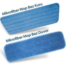 Teknotrust Adanzeye Mikrofiber Mop Bez Ikili (Kuru - Duvar)