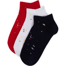 U.S. Polo Assn. Erkek Çocuk 3'lü Patik Çorap 50311351-VR033