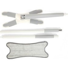 Teknotrust 360 Derece Dönebilen Kendinden Sıkmalı x Mop + Yedek Bez