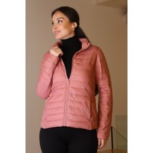 Lumberjack Fermuarlı Pembe Kadın Mont  Padded 1SN28-2K5
