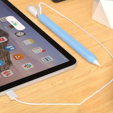 Apple Pencil (Usb-C) Için Şık Silikon Kılıf Stylus Kalem Koruyucu Kılıf-Siyah (Yurt Dışından)