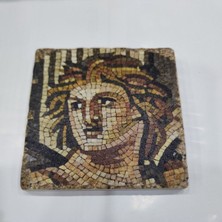 Dekoratif Figürlü Doğal Taş Banyo Gider Kapağı Süsü Tekli 10X10 cm