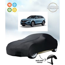 AUTOES Voyah Free Araba Brandası Oto Branda Alttan Bağlama Tokalı Siyah