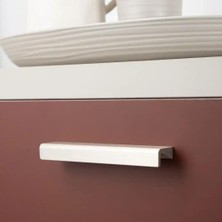 System Mobilya Kulbu Nikel Saten Renk 128MM Kulp 1 Adet (SY1742 0128 Nb)