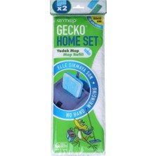 Temizlik Seti Gecko Home Set Tablet Mop Yedek Mop 1 Paket (2 Mop)
