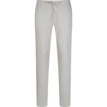 Gri Rahat Kesim Yandan Cepli Jogger Pantolon