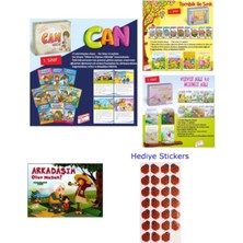  Bahçe  Can Hikaye Serisi - Arkadaşım Olurmusun - Tombik Ile Sırık - Vız Vız Arı Ile Mız Mız Arı 4'lü Hikaye Seti