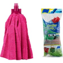 Teknotrust Parke Yer Temizleme Silme Mop Paspas Başlığı Yedek Mop Paspası