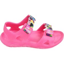 Minibonito Kız Çocuk Kaymaz Taban Havuz Plaj Sandalet EVA Taban ile Rahat ve Konforlu