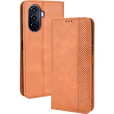 Huawei Nova Y70/Y70 Artı Cüzdan Pu Deri Manyetik Kapatma (Yurt Dışından)