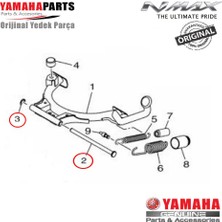 Nmax 125/155 2015-2020 Orijinal Orta Sehpa Mili ve Segmanı