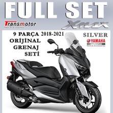 Xmax 125/250/300/400 2018-2022 Orijinal Grenaj Seti Silver Açık Gri 9 Parça