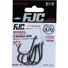 FJC  Hooks 3628 Chinu Ringed Black Nickel Iğne