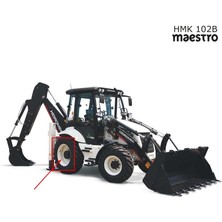 F41/90967/Y - HMK,102B Arka Jant (W14LX28) (Zf) Beyaz