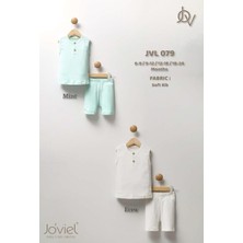 Joviel Baby & Kıds Soft Önden Düğme Detaylı  Kalın Askılı Badi Tayt Takım