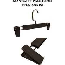 Abs Plastik 20 Adet Yüksek Kalite 30 cm Pantolon Askısı Etek Askısı Mandallı Askı