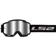 Ls2 Charger Goggles Motokros Gözlük (Irıdıum Camlı) Siyah