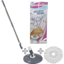 Teknotrust Bd Blueden - Buse Mop Döner Vileda Sap Takımı Sap+Püskül