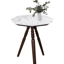 Koyu Meşe 44 cm Torna Ahşap Sehpa / Mobilya Ayağı – 3 Adet Ayak (Bağlantı Aparatları ve Vidalar Dahil – Tv Ünitesi, Konsol, Dresuar Için)