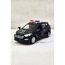Işıklı ve Sesli Polis Araba | Metal Çek Bırak Polis Oyuncak Araba | Model Polis Aracı 1:36 12CM