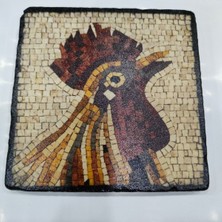 Dekoratif Figürlü Doğal Taş Banyo Gider Kapağı Süsü Tekli 10X10 cm