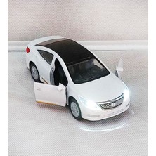 Hyundai Azera Demir Oyuncak Araba | Sesli-Işıklı - Çek Bırak | 12CM