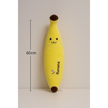 Farddad Muz Peluş Yastık 60 cm | Muz Peluş Oyuncak | Meyve Peluş ler