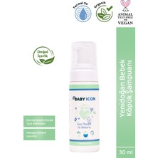 Baby Icon Bebek Köpük Şampuanı Vegan Doğal Içerikli Konak Önleyici Şampuan 150 ml
