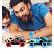 Transformer Çarpışan Oyuncak Araba 4x4 Ses ve Işık Efektleri | Sürtmeli Metal Die Cast