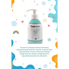 Baby Icon Saç ve Vücut Bebek Şampuanı Vegan Sülfat ve Parfüm Içermez 300 ml