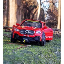 Pickup Design Mercedes Benz X-Class 6x6 1:28 | Metal Oyuncak Araba | 21CM