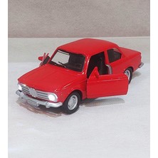 Bmw 2002 Metal Model Araba 4lü Set - Sesli Işıklı Farları | 1:36 Çek Bırak Oyuncak Araba