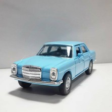 1.36 Ölçek Welly Lisanslı Mercedes Benz 220 W115 Kasa Mavi Renk 12CM