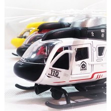 Metal Helikopteri Oyuncak | Işıklı ve Sesli | Çekbırak