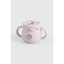 Little Gusto Pipetli Silikon Suluk ve Atıştırma Bardağı Pembe