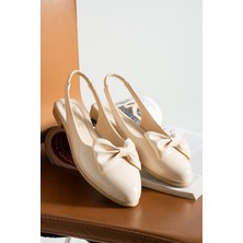 Slipcat Günlük Arkası Açık Babet Kurdele Tokalı