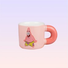 Nickelodeon Nickelodeon Sünger Bob Kare Pantolon Patrick Baskılı Kapaklı Seramik Kupa